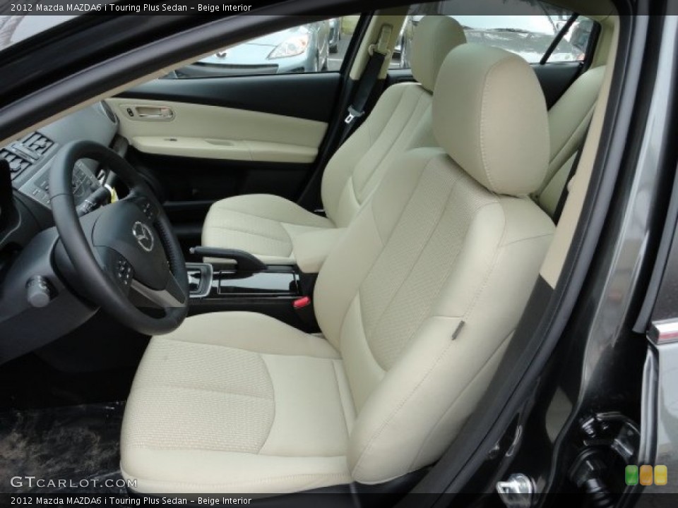 Beige Interior Photo for the 2012 Mazda MAZDA6 i Touring Plus Sedan #61469162