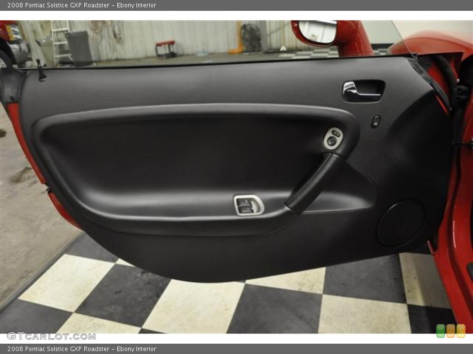 Ebony Interior Door Panel for the 2008 Pontiac Solstice GXP Roadster #61469414