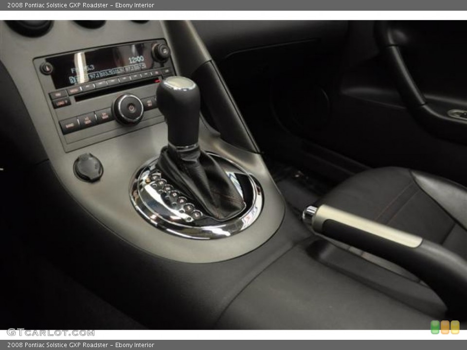 Ebony Interior Transmission for the 2008 Pontiac Solstice GXP Roadster #61469490