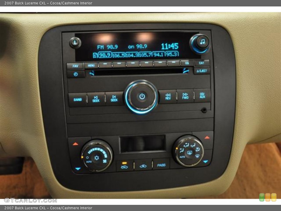 Cocoa/Cashmere Interior Controls for the 2007 Buick Lucerne CXL #61469679