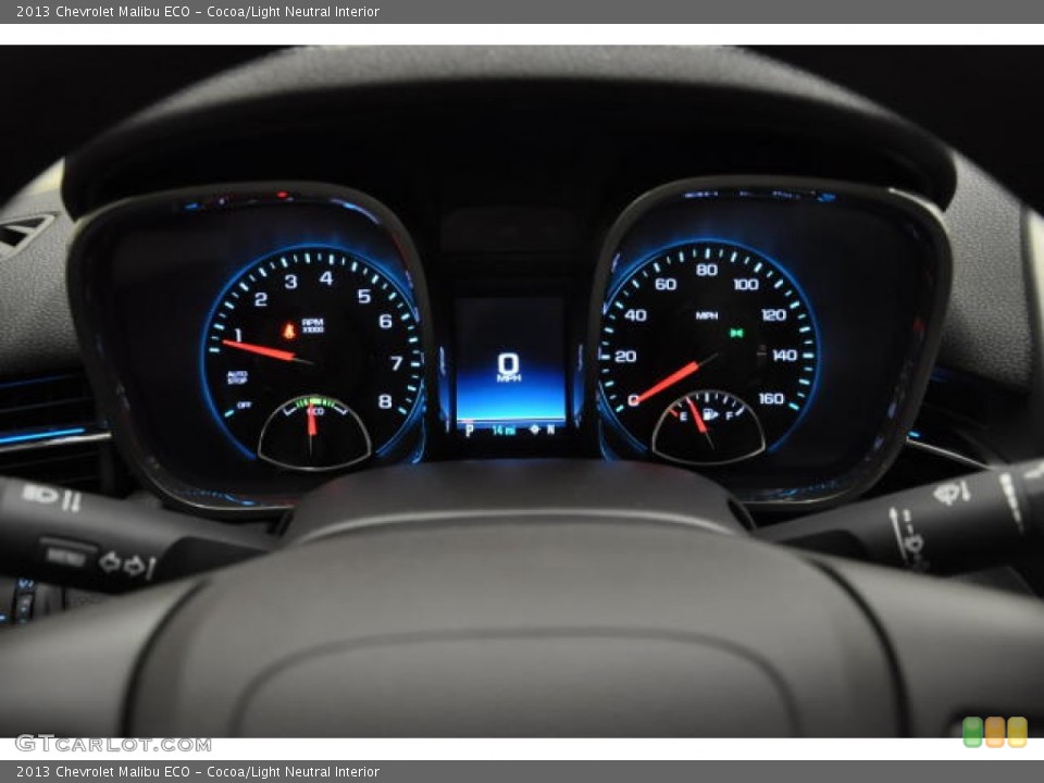 Cocoa/Light Neutral Interior Gauges for the 2013 Chevrolet Malibu ECO #61469874