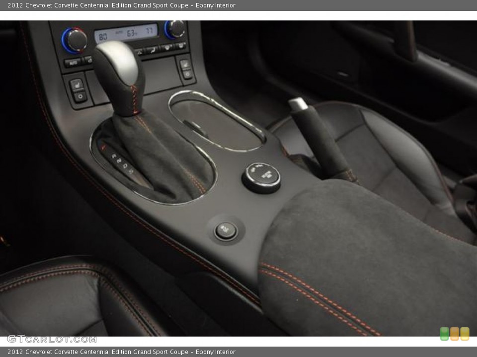 Ebony Interior Transmission for the 2012 Chevrolet Corvette Centennial Edition Grand Sport Coupe #61470117