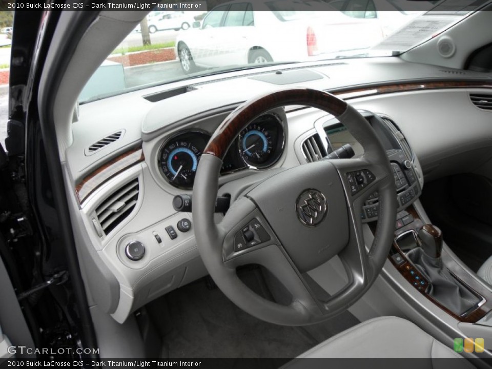 Dark Titanium/Light Titanium Interior Steering Wheel for the 2010 Buick LaCrosse CXS #61470341