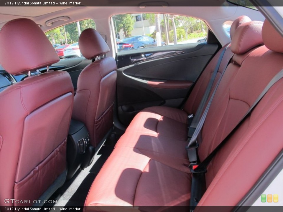 Wine Interior Photo for the 2012 Hyundai Sonata Limited #61470345