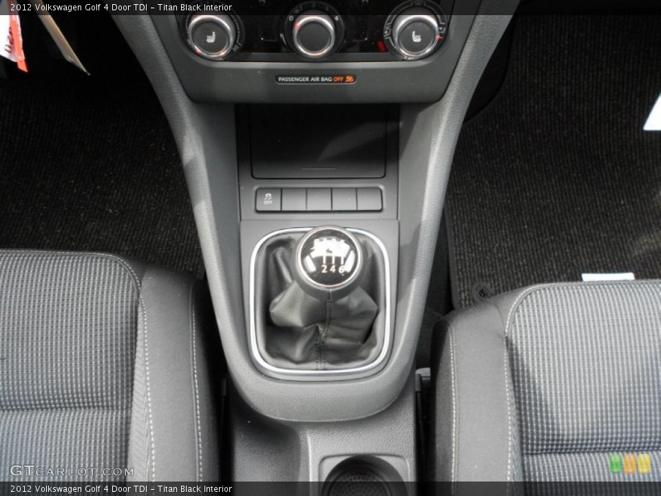 Titan Black Interior Transmission for the 2012 Volkswagen Golf 4 Door TDI #61474473