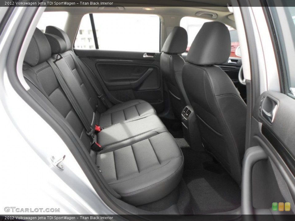 Titan Black Interior Photo for the 2012 Volkswagen Jetta TDI SportWagen #61474800