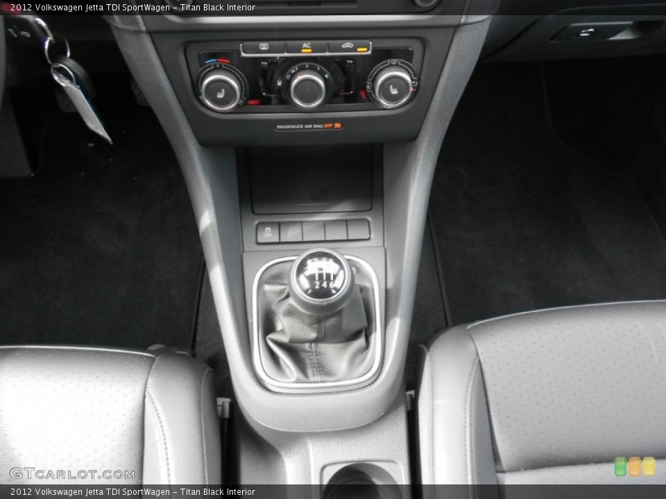 Titan Black Interior Transmission for the 2012 Volkswagen Jetta TDI SportWagen #61474834