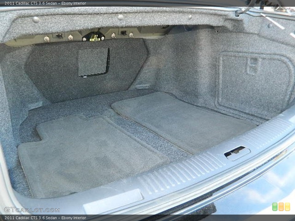 Ebony Interior Trunk for the 2011 Cadillac CTS 3.6 Sedan #61480262