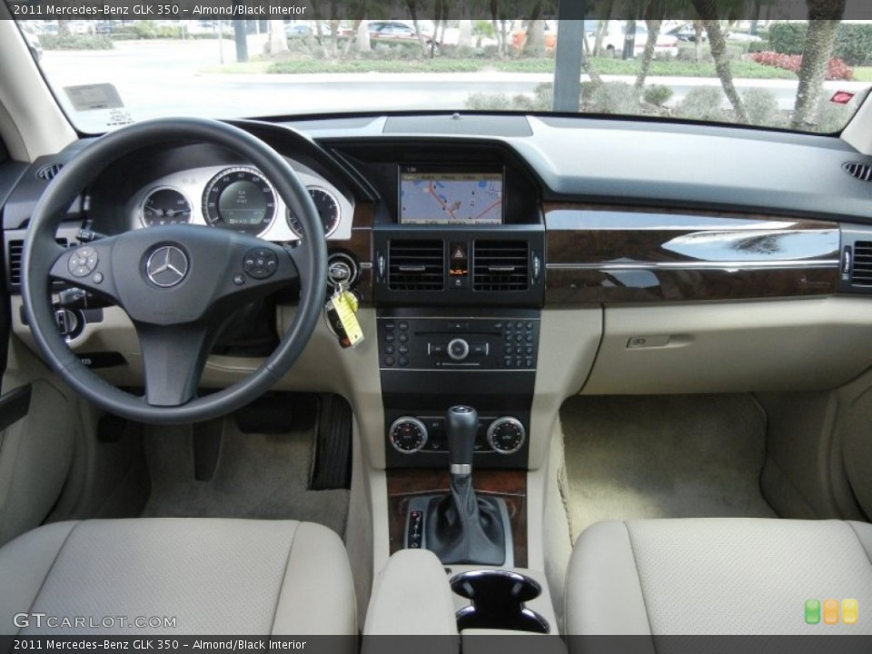 Almond/Black Interior Dashboard for the 2011 Mercedes-Benz GLK 350 #61481615