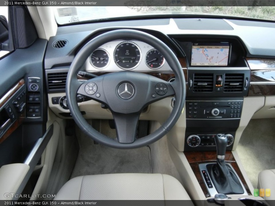 Almond/Black Interior Dashboard for the 2011 Mercedes-Benz GLK 350 #61481625