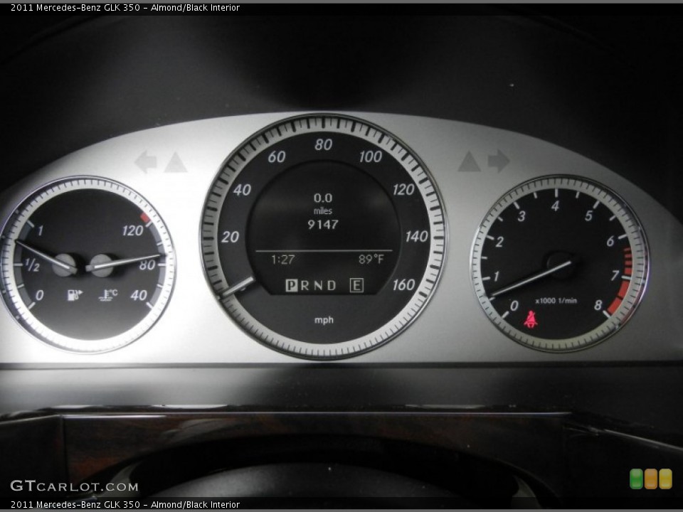 Almond/Black Interior Gauges for the 2011 Mercedes-Benz GLK 350 #61481633