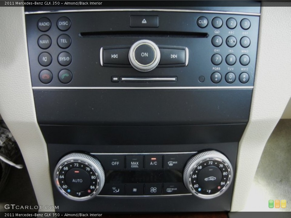 Almond/Black Interior Controls for the 2011 Mercedes-Benz GLK 350 #61481657