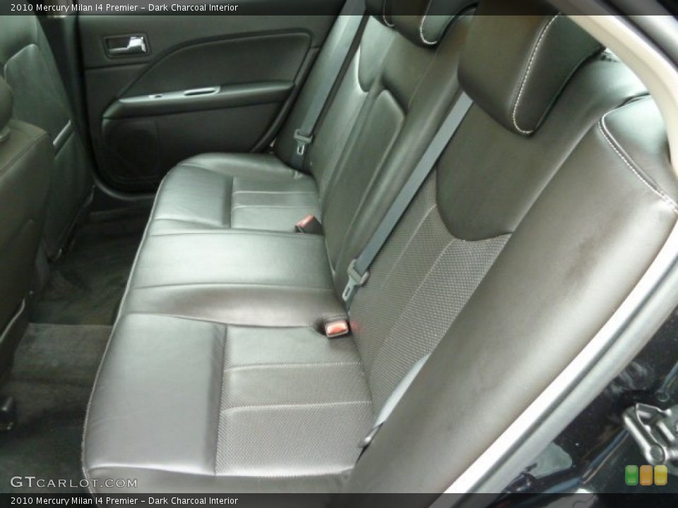 Dark Charcoal Interior Rear Seat for the 2010 Mercury Milan I4 Premier #61481963