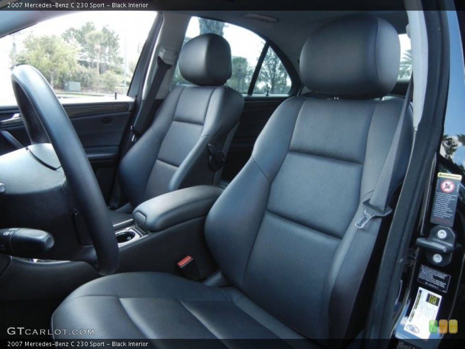 Black Interior Photo for the 2007 Mercedes-Benz C 230 Sport #61482147