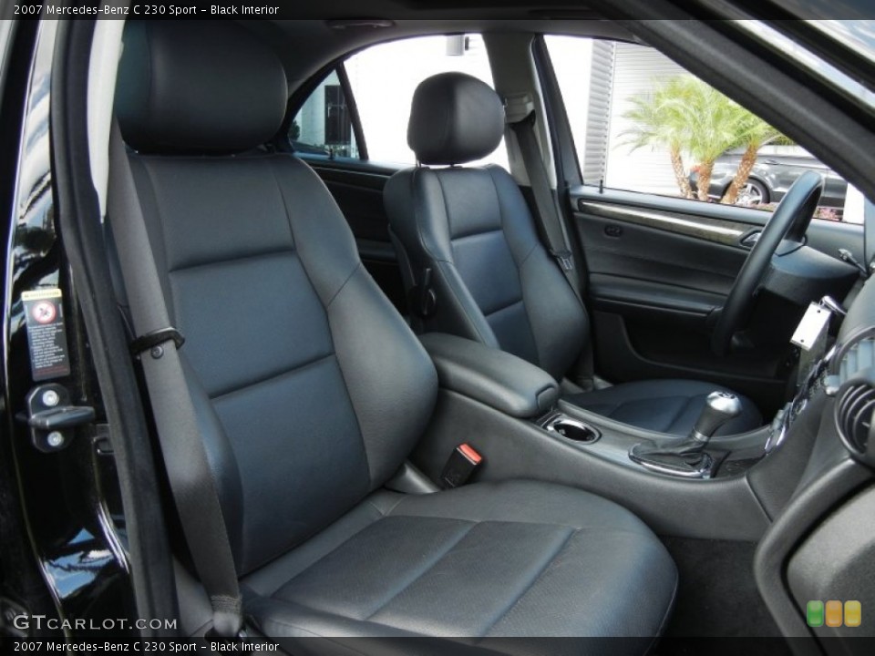 Black Interior Photo for the 2007 Mercedes-Benz C 230 Sport #61482192