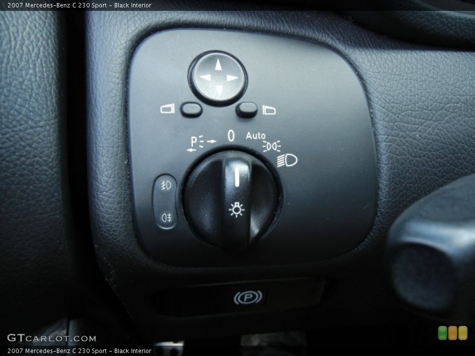 Black Interior Controls for the 2007 Mercedes-Benz C 230 Sport #61482268