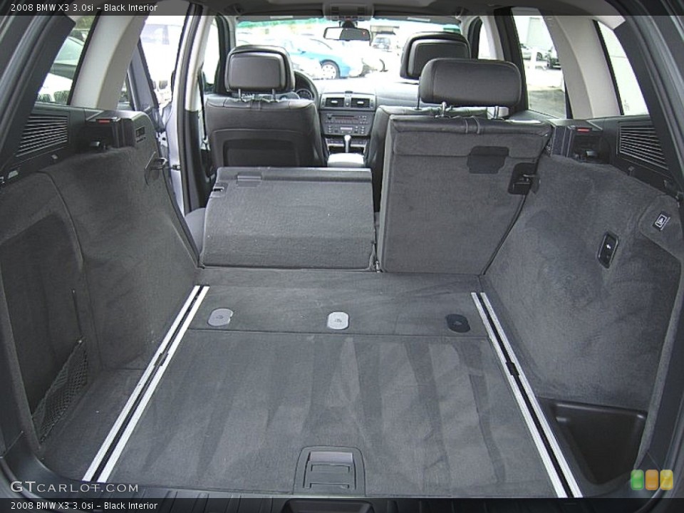 Black Interior Trunk for the 2008 BMW X3 3.0si #61482405