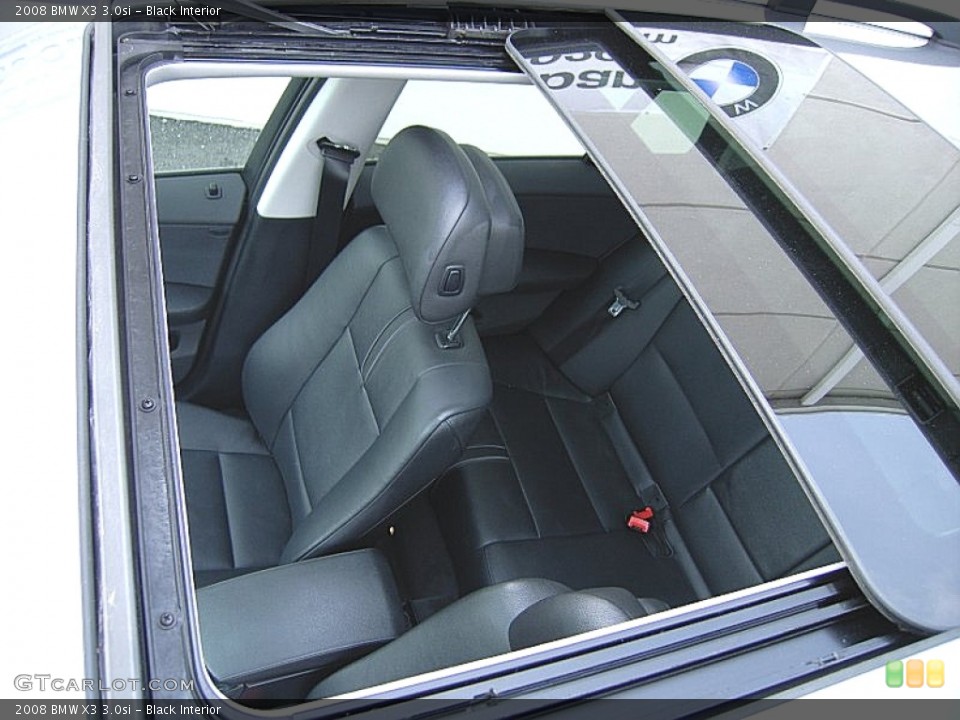 Black Interior Sunroof for the 2008 BMW X3 3.0si #61482434