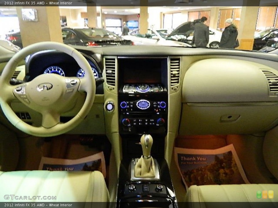 Wheat Interior Dashboard for the 2012 Infiniti FX 35 AWD #61483884