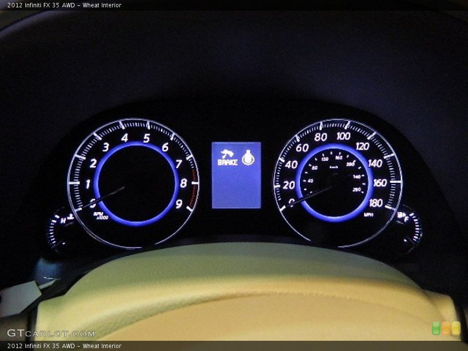Wheat Interior Gauges for the 2012 Infiniti FX 35 AWD #61483890