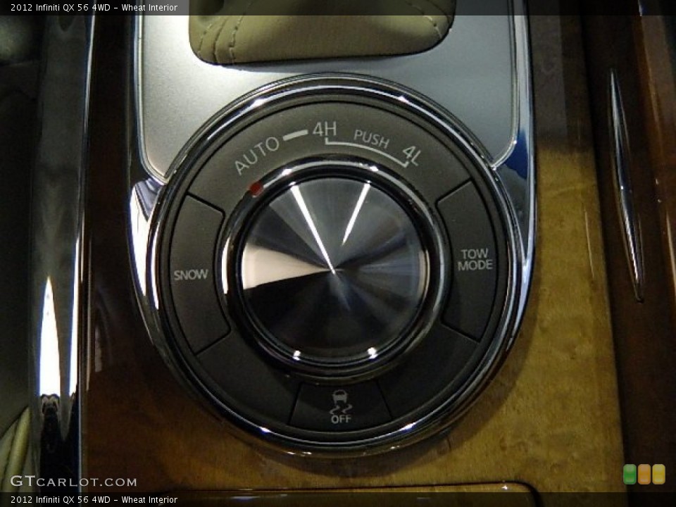 Wheat Interior Controls for the 2012 Infiniti QX 56 4WD #61484136