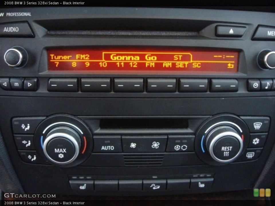 Black Interior Audio System for the 2008 BMW 3 Series 328xi Sedan #61484496