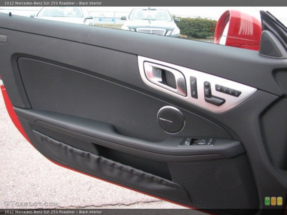 Black Interior Door Panel for the 2012 Mercedes-Benz SLK 250 Roadster #61486425