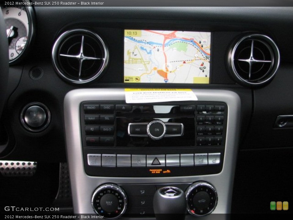 Black Interior Controls for the 2012 Mercedes-Benz SLK 250 Roadster #61486433