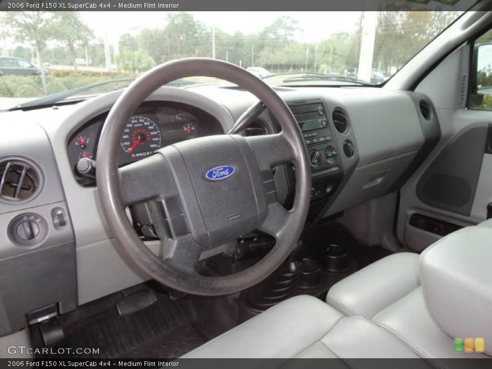 Medium Flint Interior Dashboard for the 2006 Ford F150 XL SuperCab 4x4 #61488126
