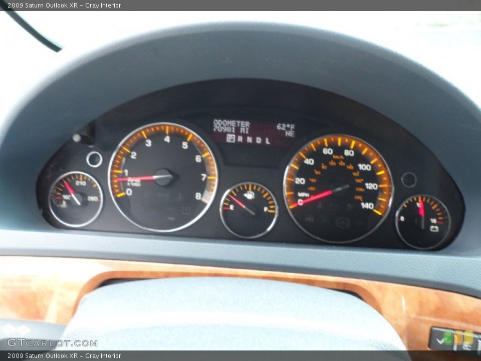 Gray Interior Gauges for the 2009 Saturn Outlook XR #61490546