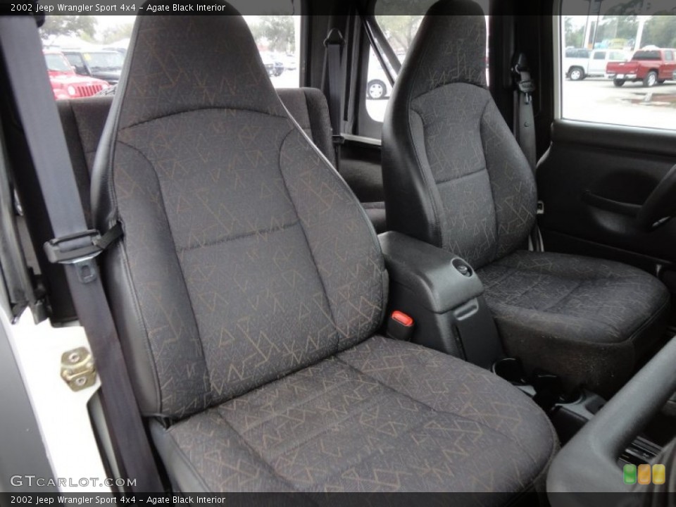 Agate Black Interior Photo for the 2002 Jeep Wrangler Sport 4x4 #61490874