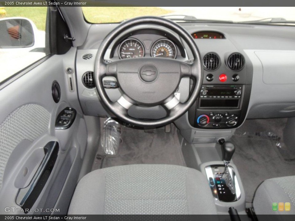 Gray Interior Dashboard for the 2005 Chevrolet Aveo LT Sedan #61491521