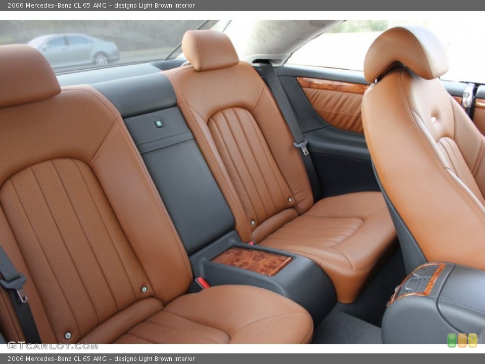 designo Light Brown Interior Rear Seat for the 2006 Mercedes-Benz CL 65 AMG #61492311