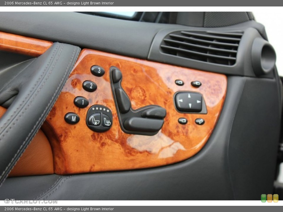 designo Light Brown Interior Controls for the 2006 Mercedes-Benz CL 65 AMG #61492701