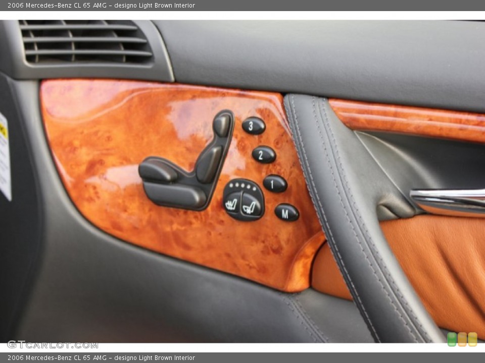 designo Light Brown Interior Controls for the 2006 Mercedes-Benz CL 65 AMG #61492781