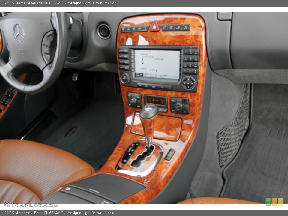 designo Light Brown Interior Controls for the 2006 Mercedes-Benz CL 65 AMG #61492818