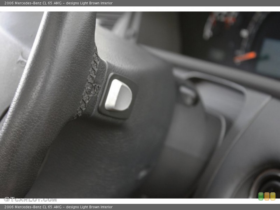 designo Light Brown Interior Controls for the 2006 Mercedes-Benz CL 65 AMG #61492866