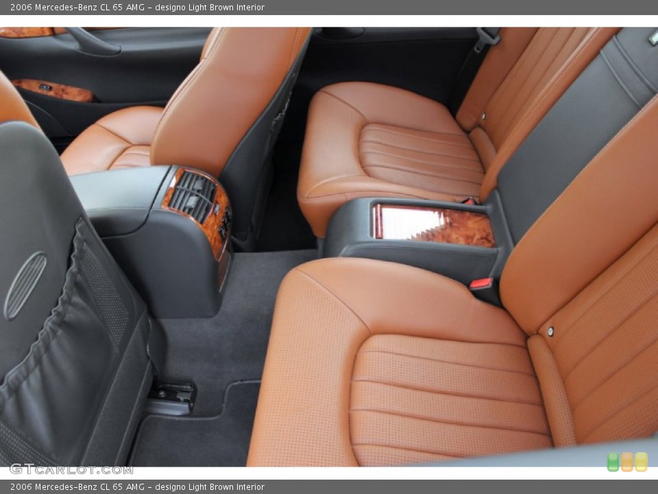 designo Light Brown Interior Rear Seat for the 2006 Mercedes-Benz CL 65 AMG #61492893