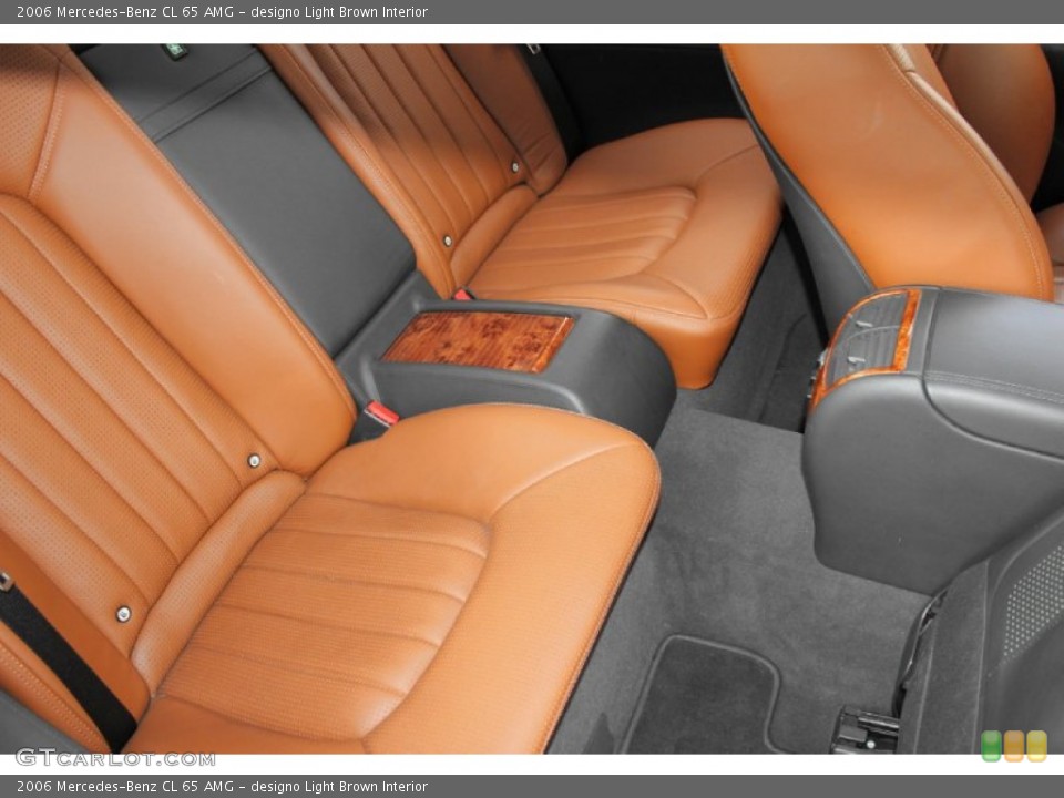 designo Light Brown Interior Rear Seat for the 2006 Mercedes-Benz CL 65 AMG #61492992