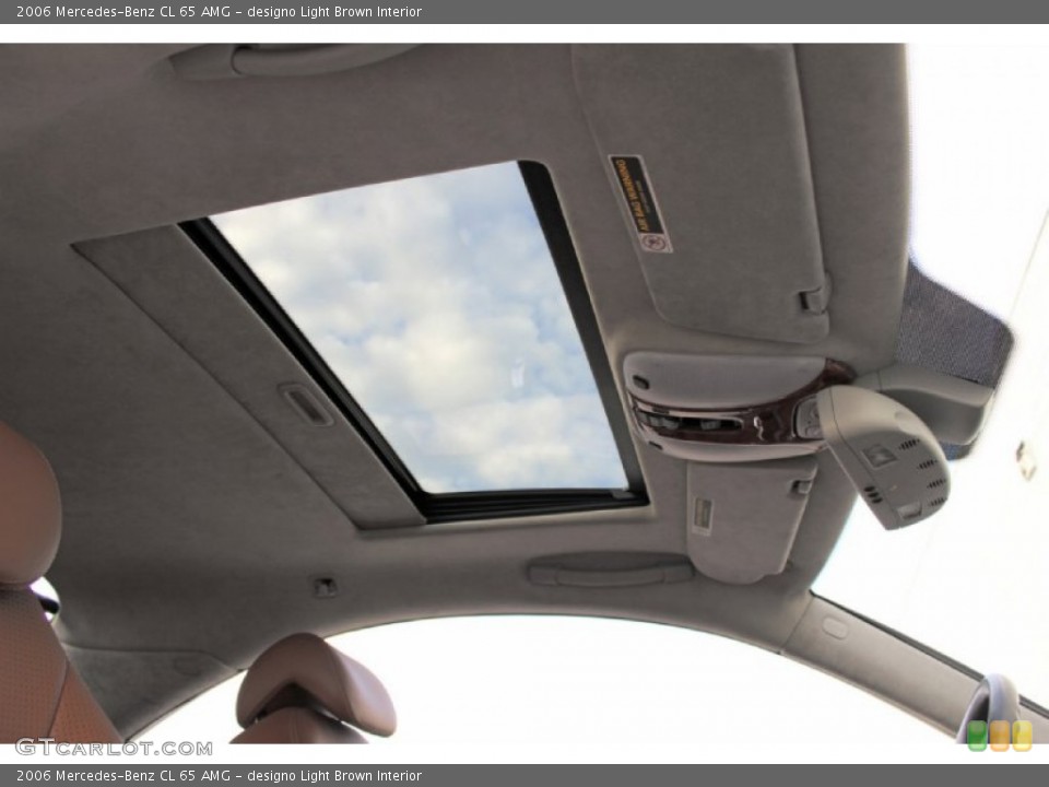 designo Light Brown Interior Sunroof for the 2006 Mercedes-Benz CL 65 AMG #61493043