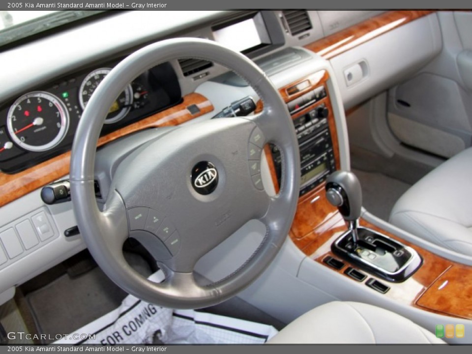 Gray 2005 Kia Amanti Interiors
