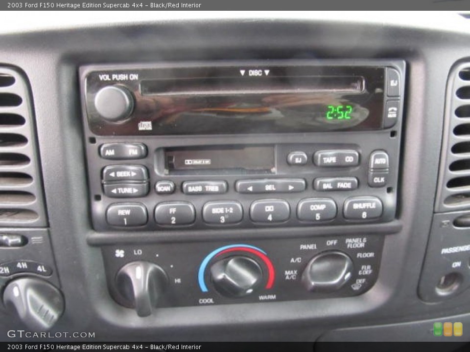 Black/Red Interior Audio System for the 2003 Ford F150 Heritage Edition Supercab 4x4 #61497802
