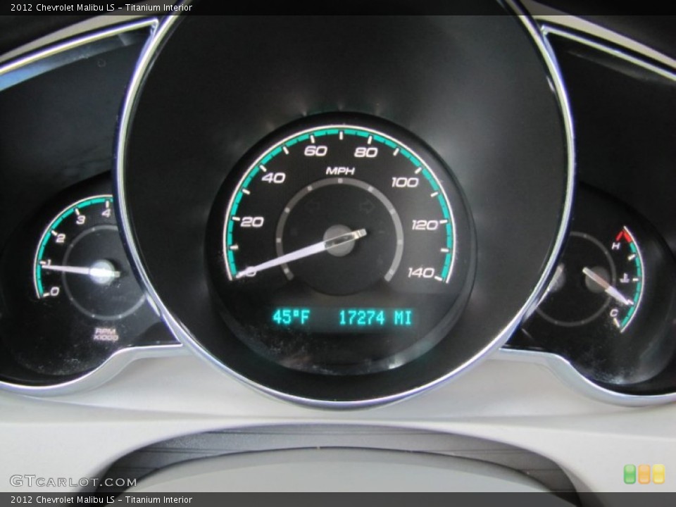 Titanium Interior Gauges for the 2012 Chevrolet Malibu LS #61498210