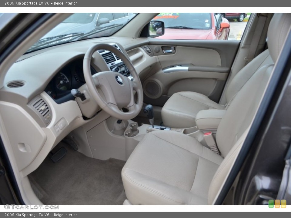 Beige Interior Photo for the 2006 Kia Sportage EX V6 #61501375