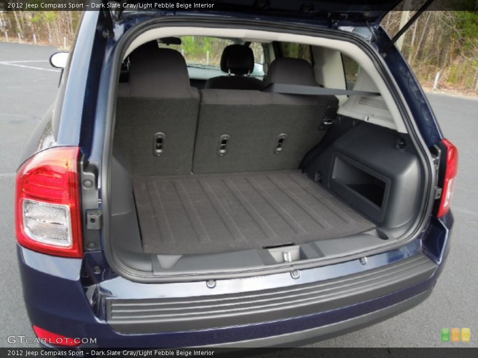 Dark Slate Gray/Light Pebble Beige Interior Trunk for the 2012 Jeep Compass Sport #61503486