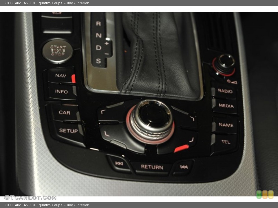 Black Interior Controls for the 2012 Audi A5 2.0T quattro Coupe #61503992