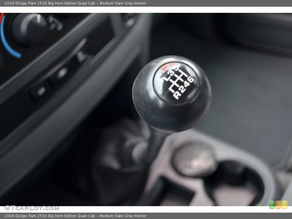 Medium Slate Gray Interior Transmission for the 2009 Dodge Ram 2500 Big Horn Edition Quad Cab #61504737