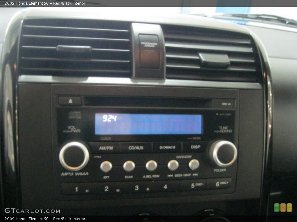 Red/Black Interior Audio System for the 2009 Honda Element SC #61505085