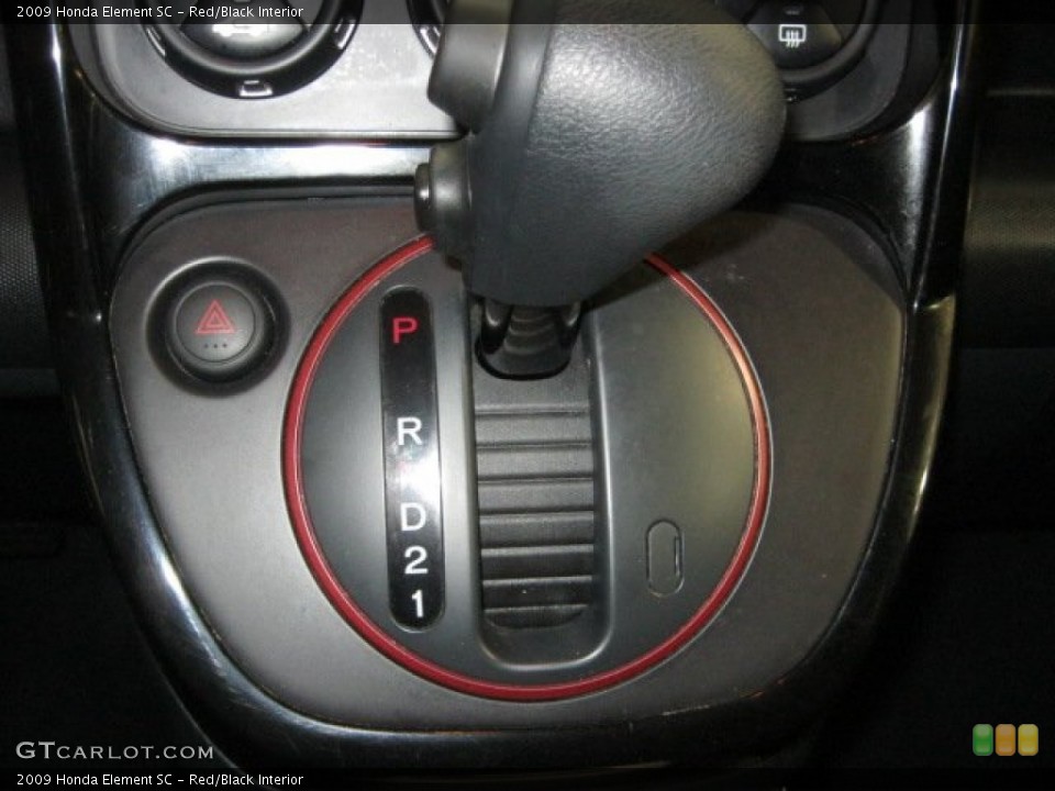 Red/Black Interior Transmission for the 2009 Honda Element SC #61505103
