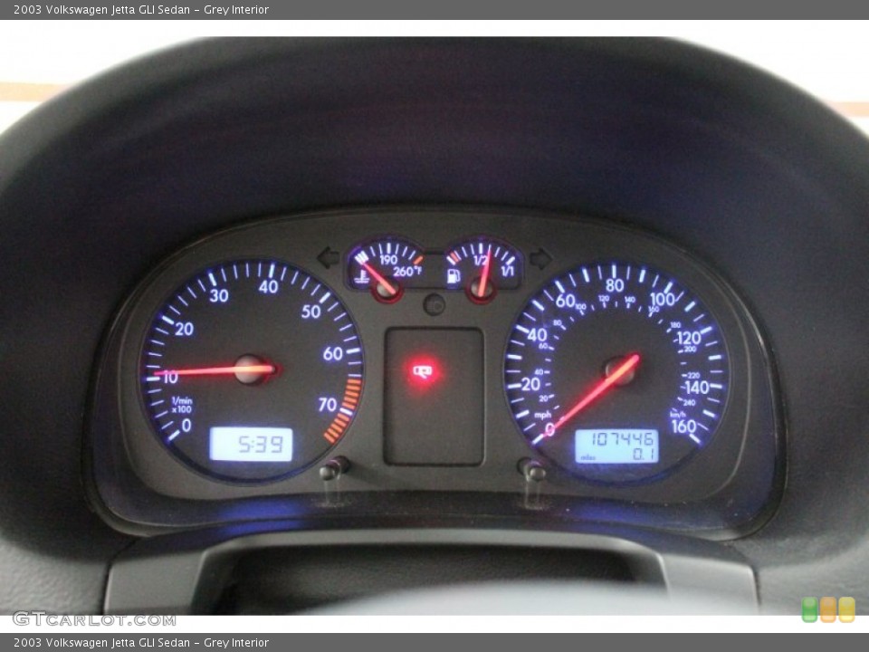 Grey Interior Gauges for the 2003 Volkswagen Jetta GLI Sedan #61508237